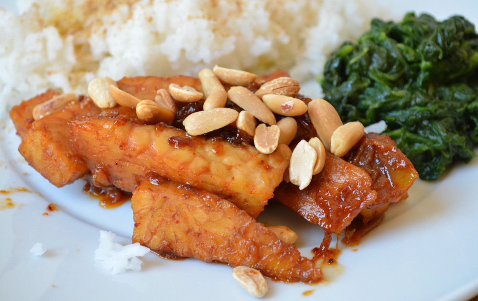 Tempeh à la confiture de prune