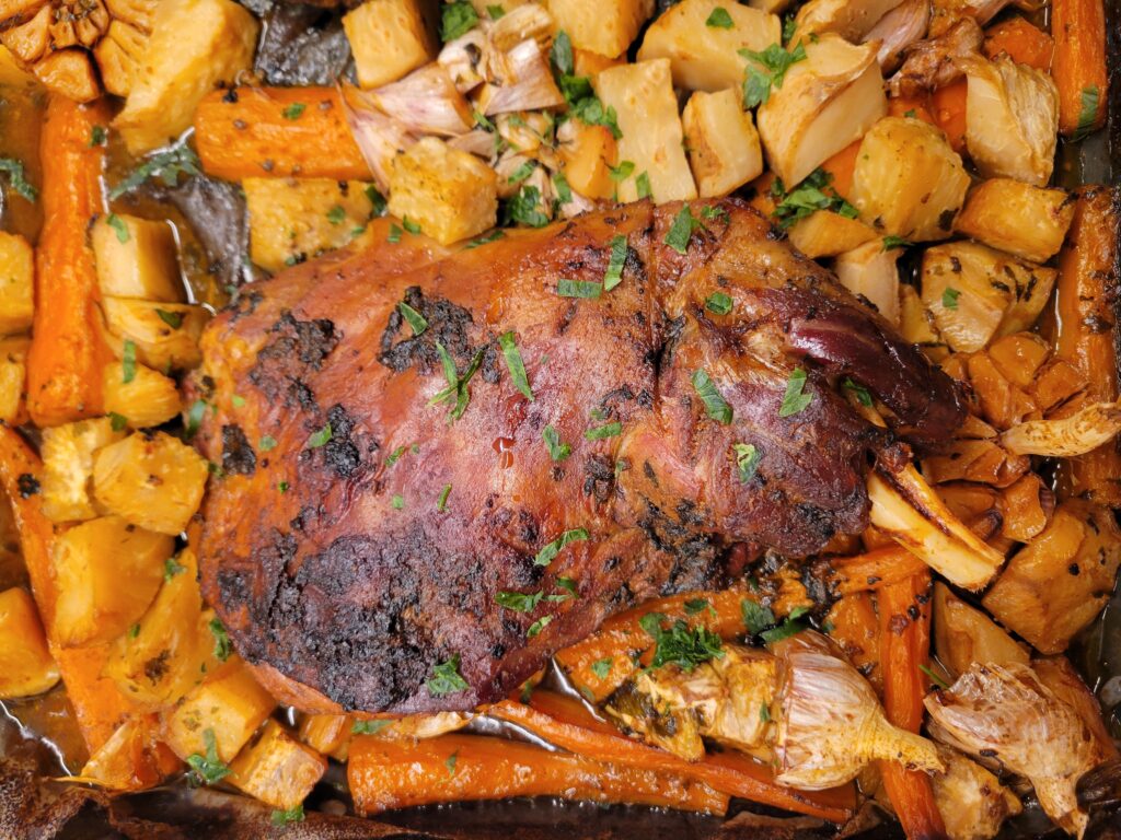 Agneau confit menthe cumin – Ottolenghi