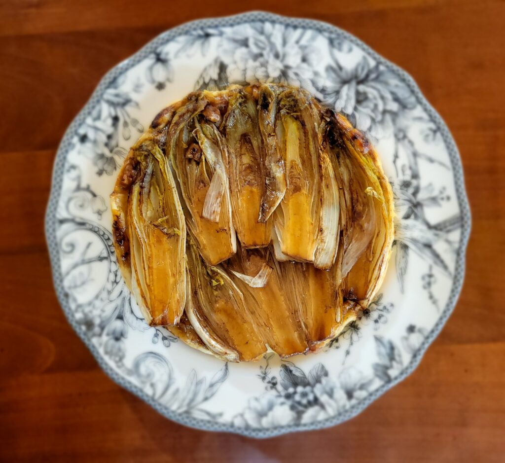 Tarte tatin endives chèvre