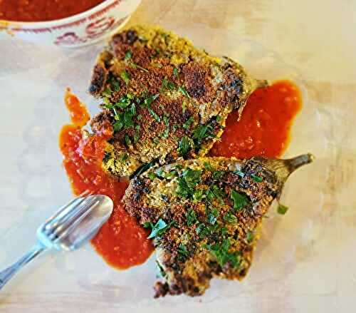 Aubergines panées
