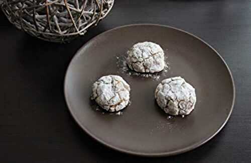 Biscuits craquelés aux noisettes au thermomix ou sans