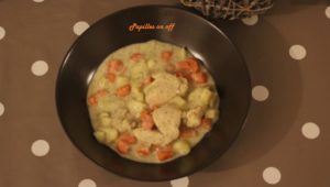 Blanquette de poulet aux pommes de terre et carottes