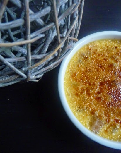 Crème brûlée aux poires au thermomix ou sans