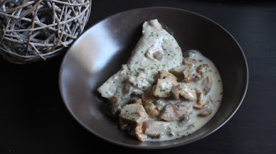 Escalopes de veau aux champignons des bois