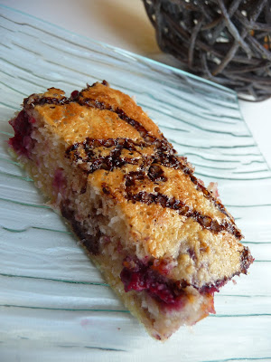 Fondant coco et framboises