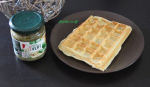 Gaufres au pesto au thermomix ou sans