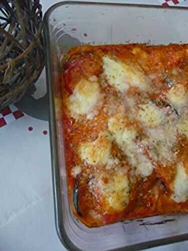 Gratin d’aubergines au parmesan