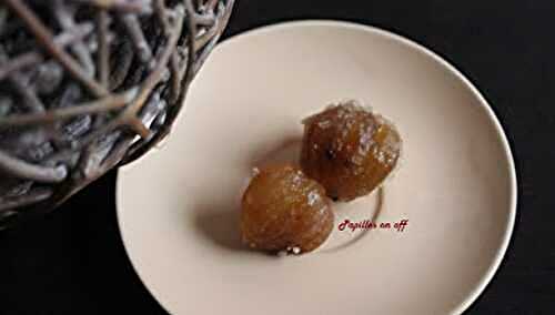 Marrons glacés maison