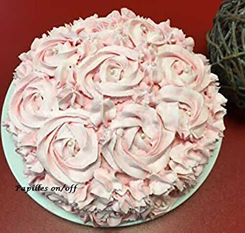 Rose cake à la fraise au thermomix ou sans