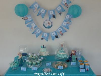 Sweet Table anniversaire Reine des Neiges (au thermomix ou sans)