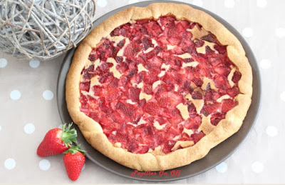 Tarte amandine aux fraises au thermomix ou sans