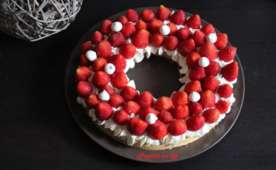 Tarte aux fraises et à la crème au mascarpone vanillée au thermomix ou sans