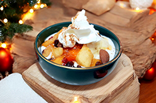 DESSERT - bol de fromage mascarpone miel aux fruits et vitamine C CAMU CAMU