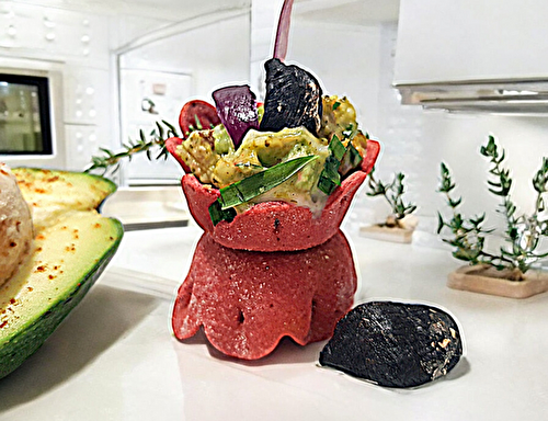 Spicy mini veggy betterave à l'avocat bio et ail noir bio