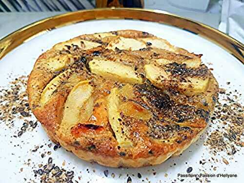 Clafoutis aux pommes du limousin/raisins secs et graines de lin