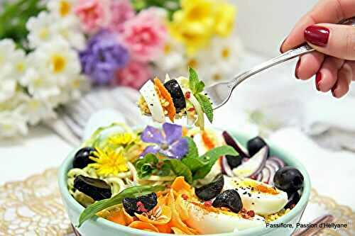 Salade colorée pour fêter le printemps