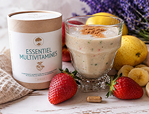Recette Facile : Smoothie Énergisant aux Fruits et Multivitamines