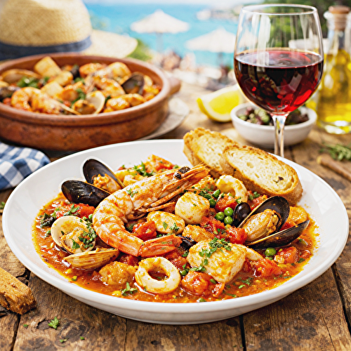 Recette de la Zarzuela aux Fruits de Mer