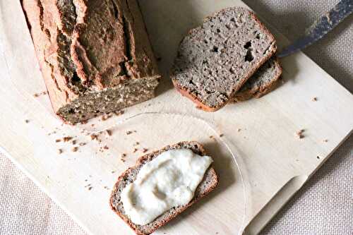 Bread cake sarrasin aux épices, IG bas, très pauvre en gluten