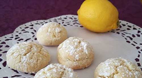 Biscuits moelleux citron crinkles délicieux - Patisserie.news
