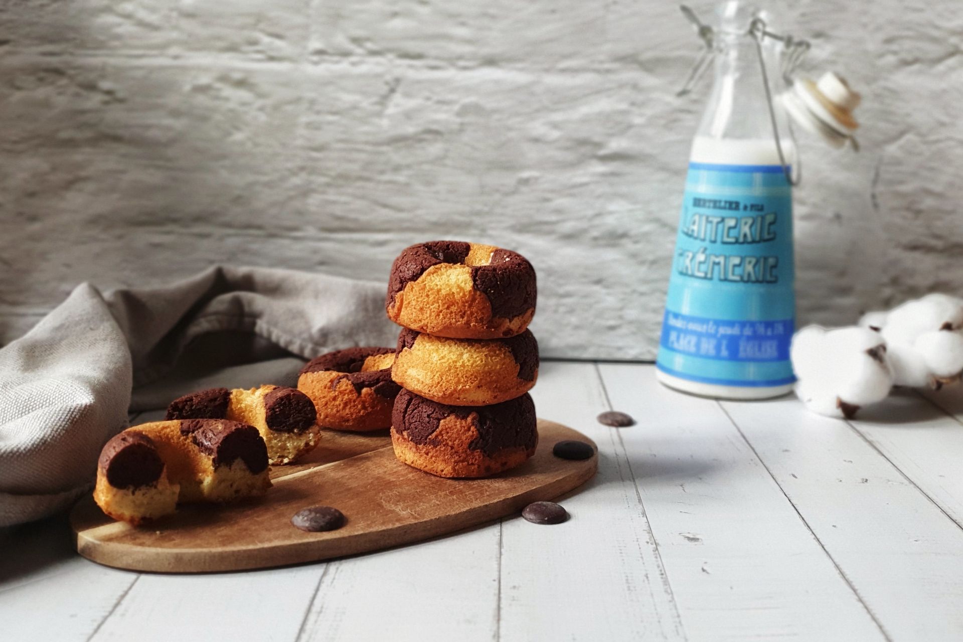 Donuts marbrés : recette facile et rapide