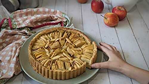 Tarte aux pommes à la compote