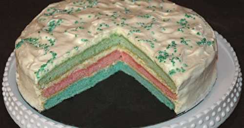 Rainbow cake  janvier 2013