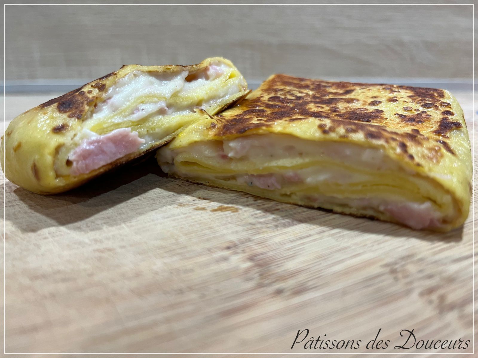 Les Crêpes au Jambon de Cyril Lignac