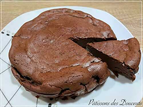 Un Fondant au Chocolat sans beurre au Fromage blanc