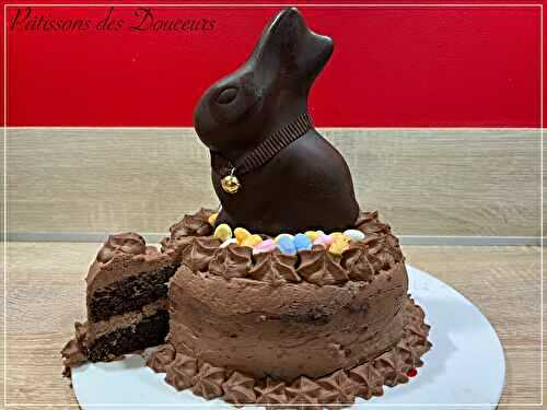 Un Layer Cake Chocolat de Pâques