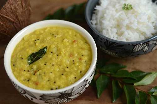 Cabbage kootu - Dal de lentilles et de chou du Sud de l'Inde