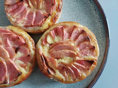 Tartelettes aux pommes roses… pour Octobre Rose