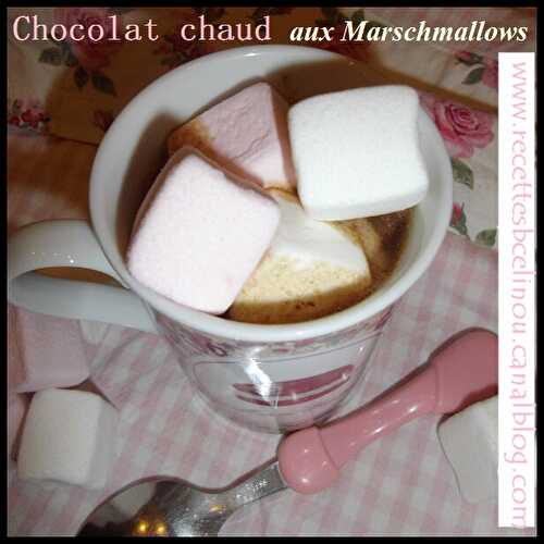 Chocolat chaud aux Marshmallows.