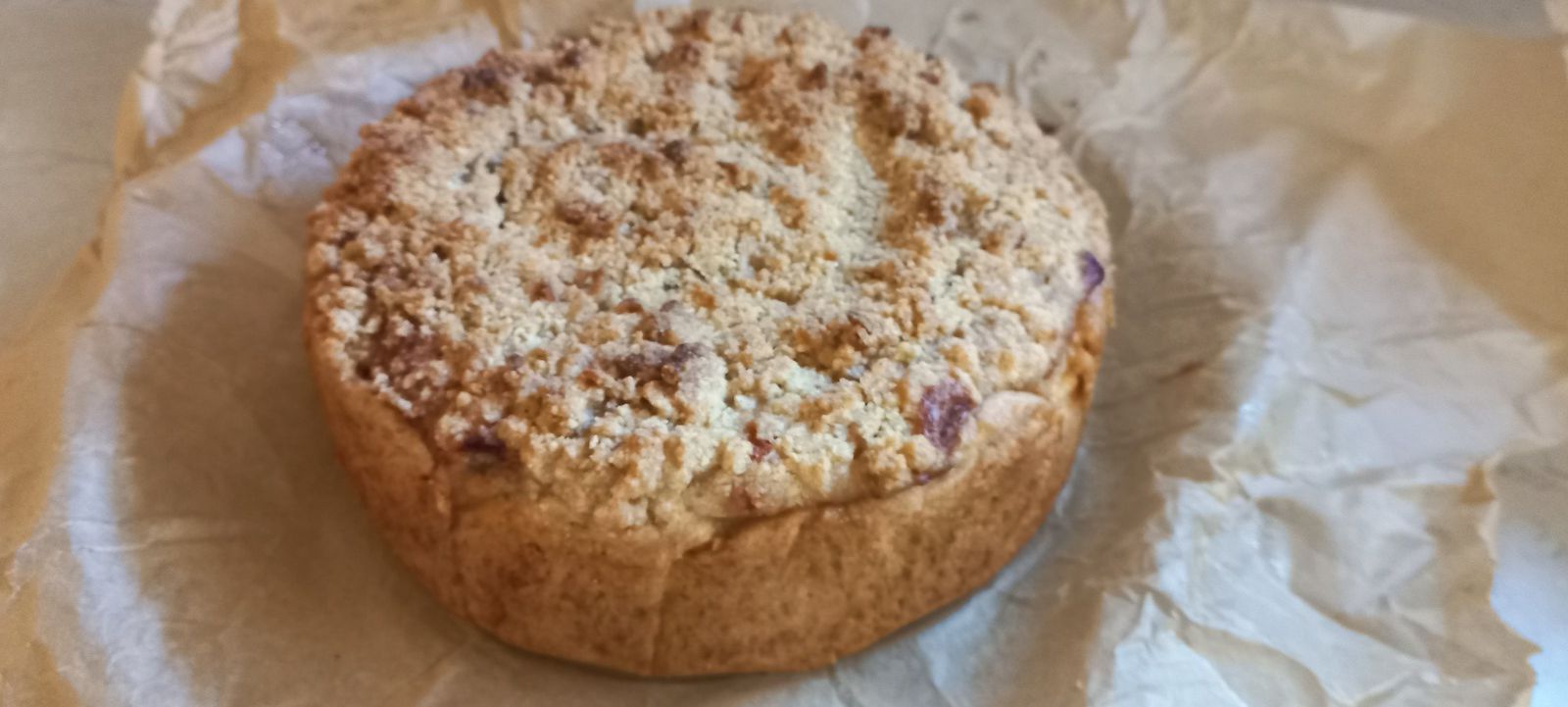 Tarte aux pommes crumble 