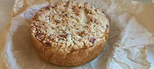 Tarte aux pommes crumble 