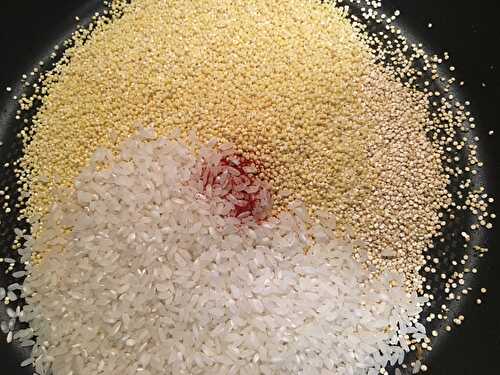 Galettes de quinoa, millet et épinards 