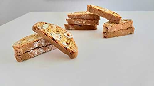 Cantuccini aux amandes et noisettes