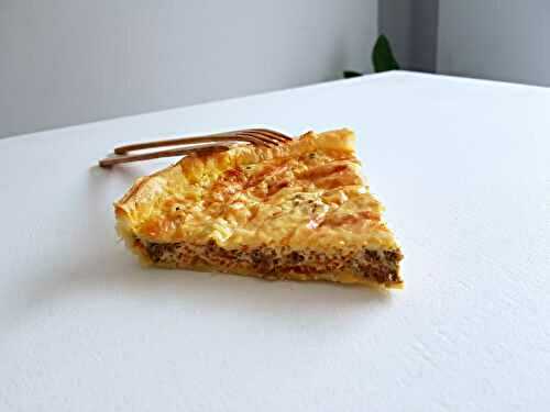 Tarte carottes et boeuf