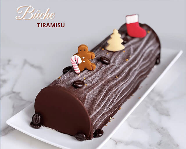 Bûche de Noël façon Tiramisu