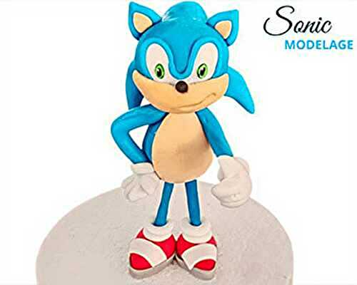 Modelage en pâte à sucre Sonic