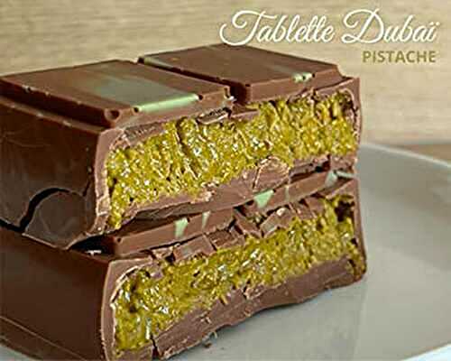 Recette de chocolat Dubaï à la Pistache