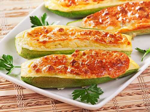 Courgettes au fromage