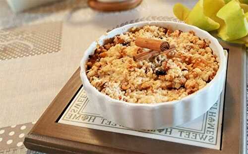 Crumble aux pommes