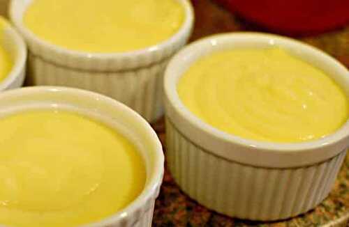 Pots de Crème à la vanille au Thermomix