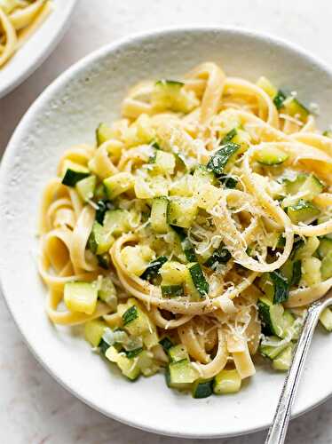 Tagliatelles aux courgettes