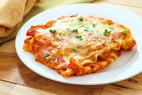 Un plat que vous allez aimer : Lasagnes viande hachée et mozzarella