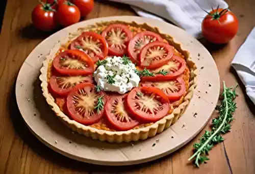 Rapide, sain et savoureux ! : Découvrez la recette de la tarte à la tomate recommandée par les diététiciennes