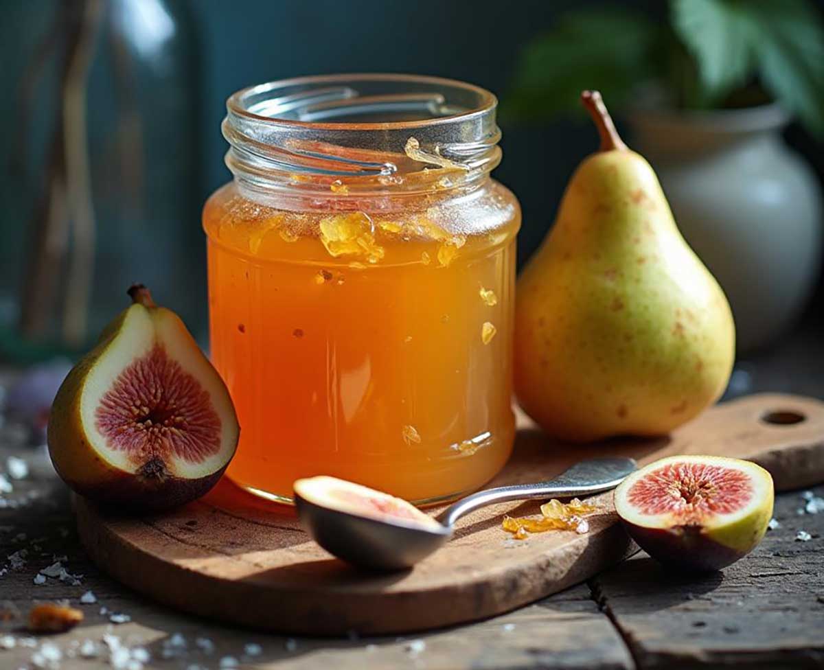 Confiture de Poires et Figues Maison - Version light