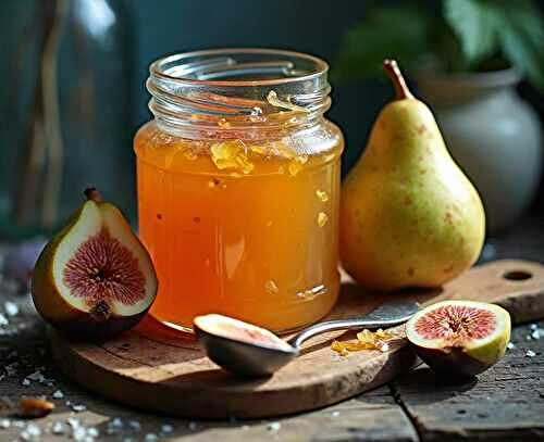 Confiture de Poires et Figues Maison - Version light