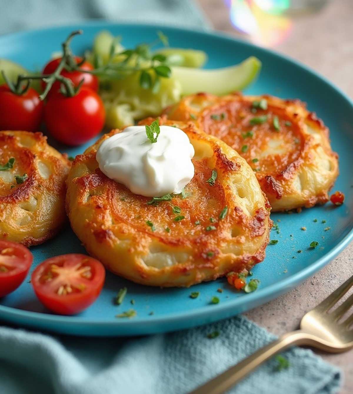 Croquez dans ces Galettes de Pomme de Terre et Carottes légères et savoureuses